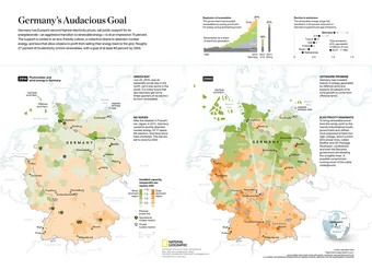 Map of Germany for National Geographic, 2015